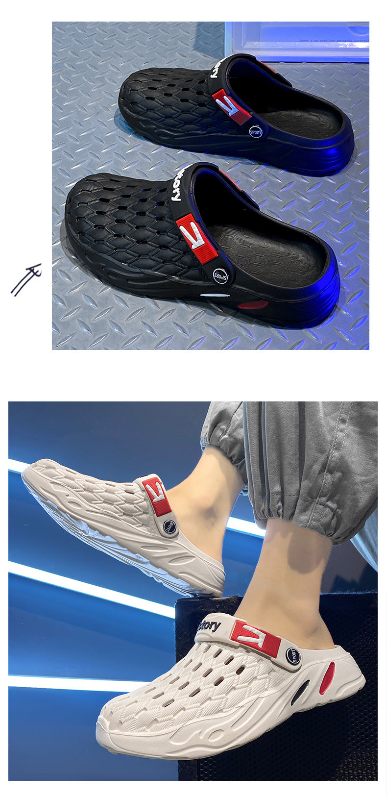 Premium Lightweight Casual Clogs / Anti-Slip Comfort Sandls
